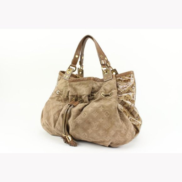 Louis Vuitton Brown Suede x Patent Irene Coco Hobo Bag 67lk322s - Picture 2 of 12